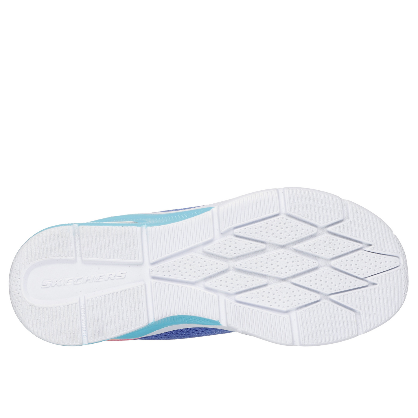 Kids - Blue Multi-colour Skechers Slip-ins Microspec Max