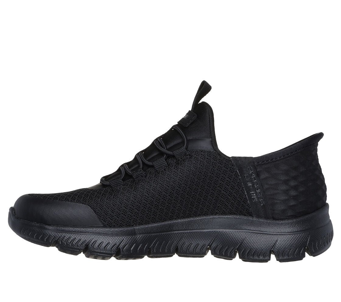 Kids - Summits Black 2 Floor Skechers Slip-ins