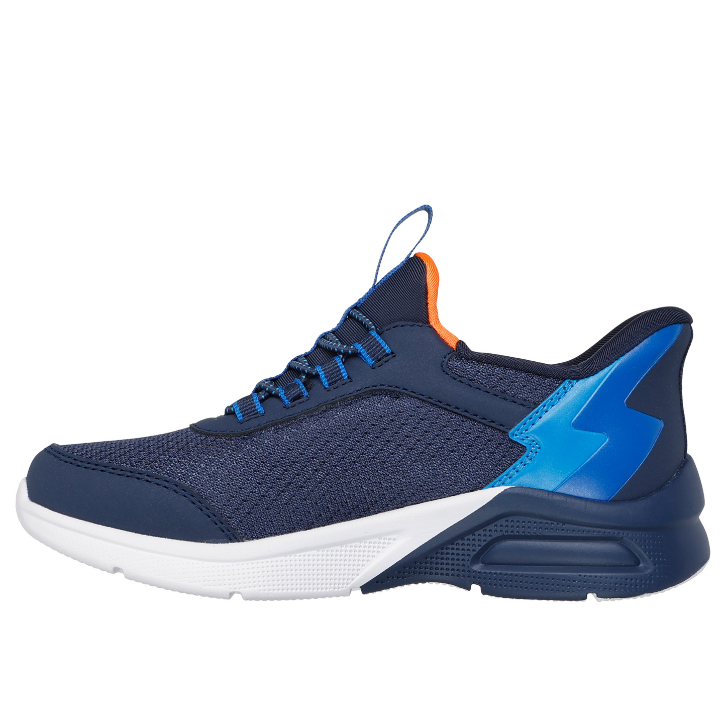 Kids - Navy Blue Skechers Slip-ins Microspec Max