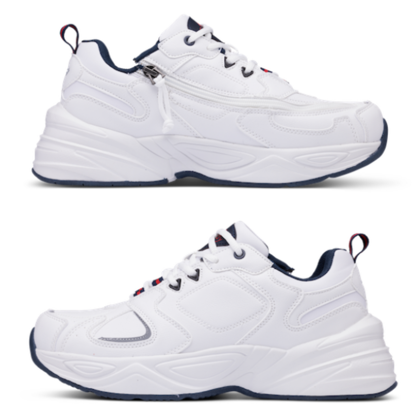 Mens - White Friendly Shoes Tenease Trainer