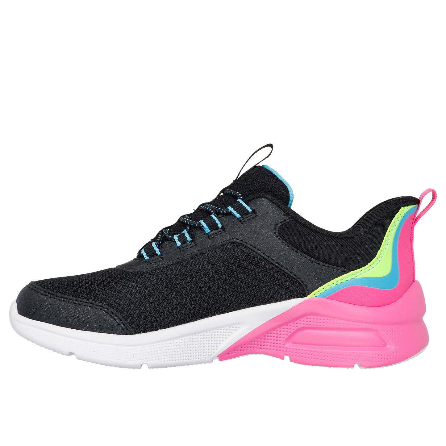 Kids - Black Multi Skechers Slip-ins Microspec Max