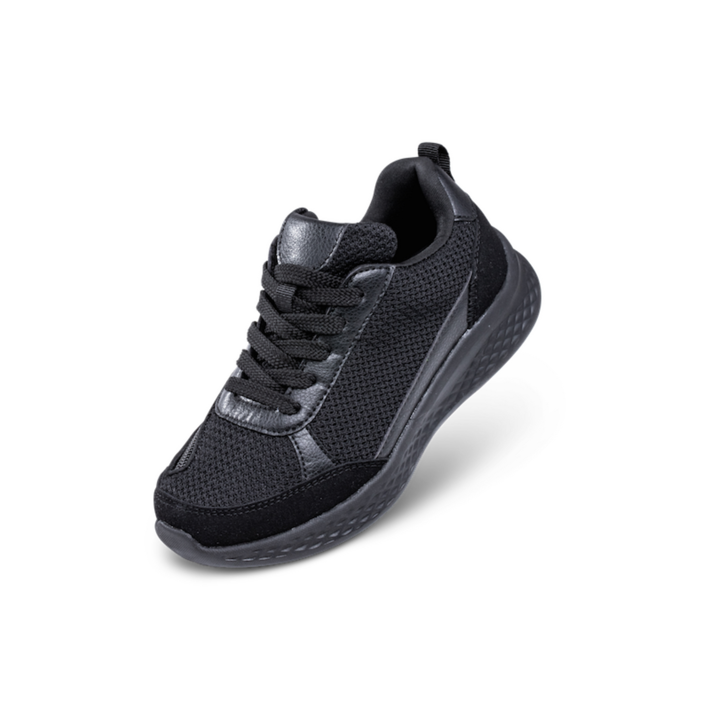 Kids - Jet Black FRIENDLY SHOES Adventure Trainers