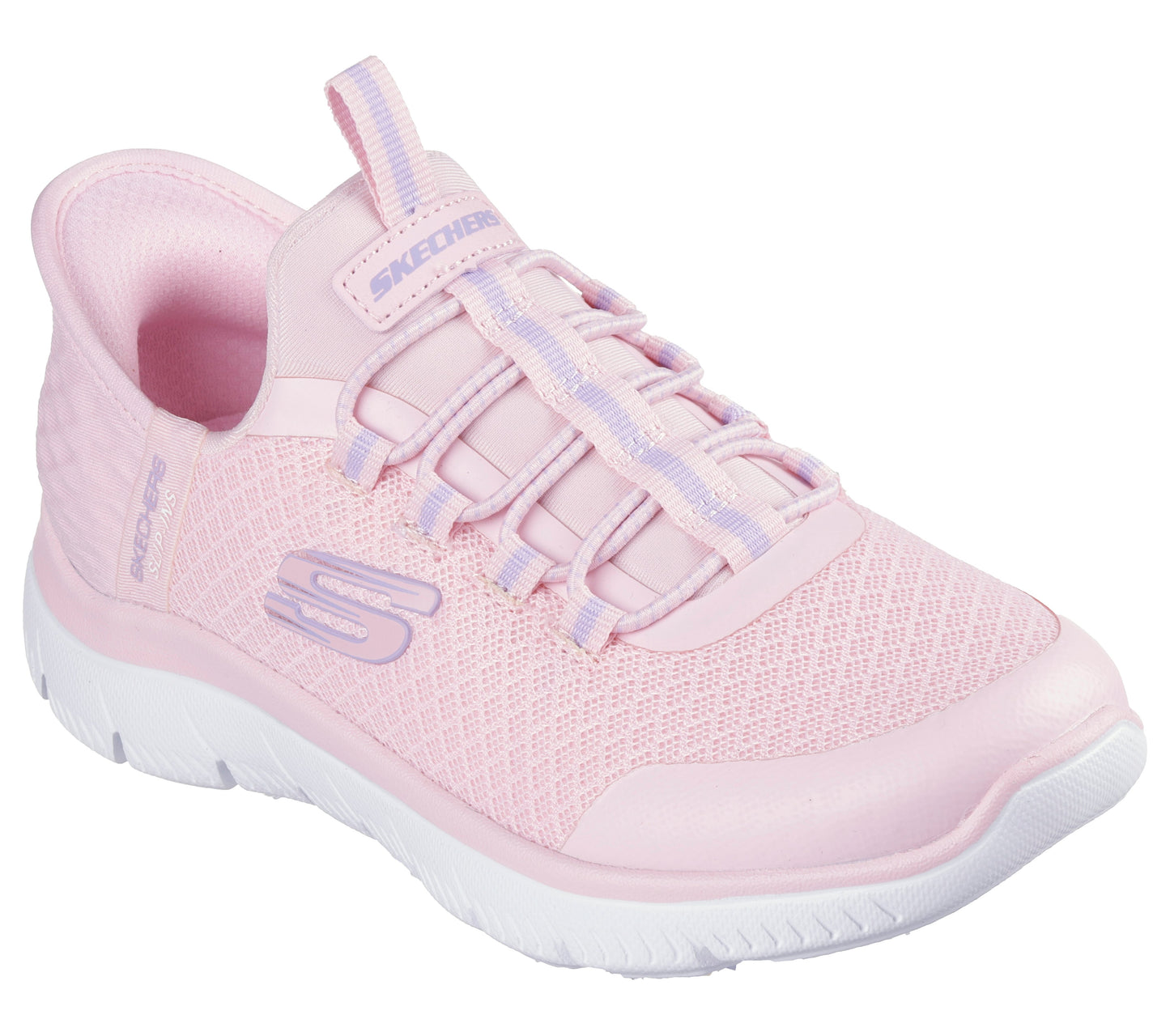 Kids - Summits Light Pink Skechers Slip-ins