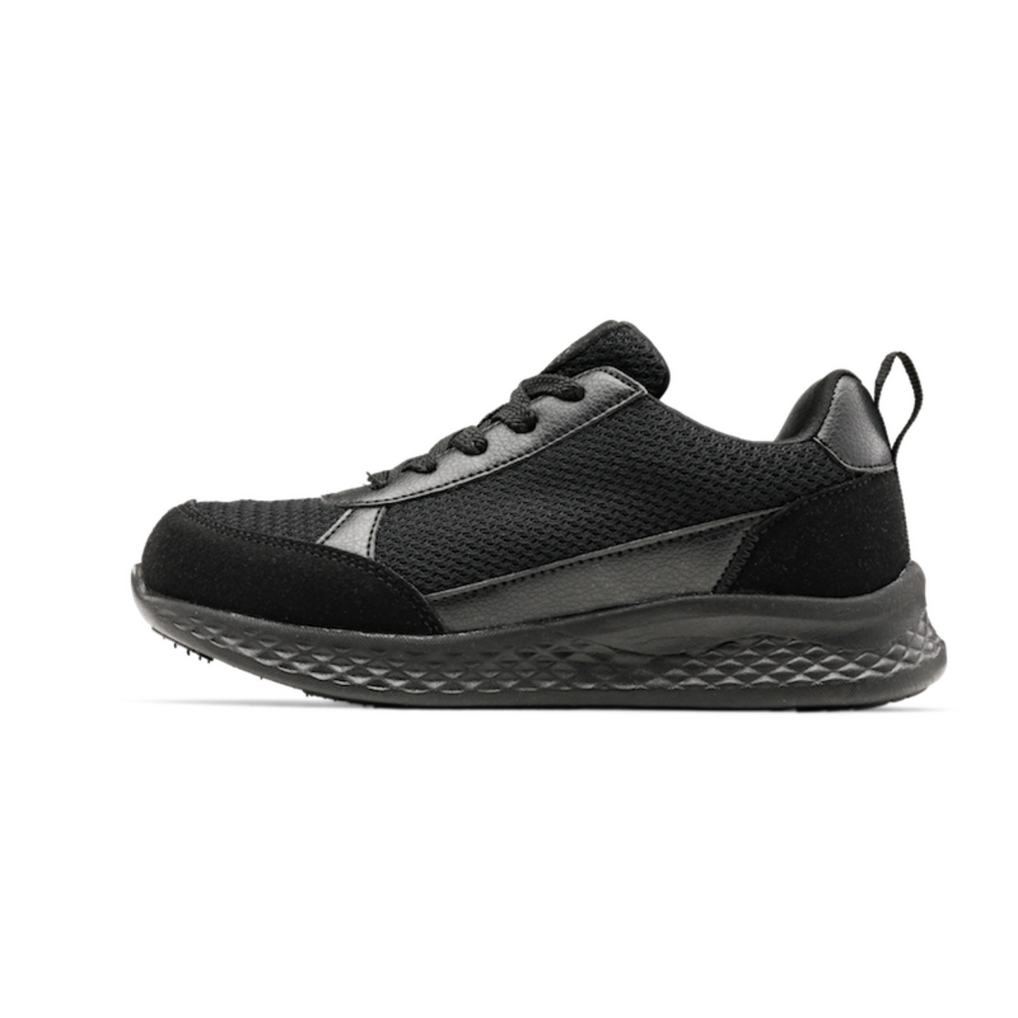 Kids - Jet Black FRIENDLY SHOES Adventure Trainers