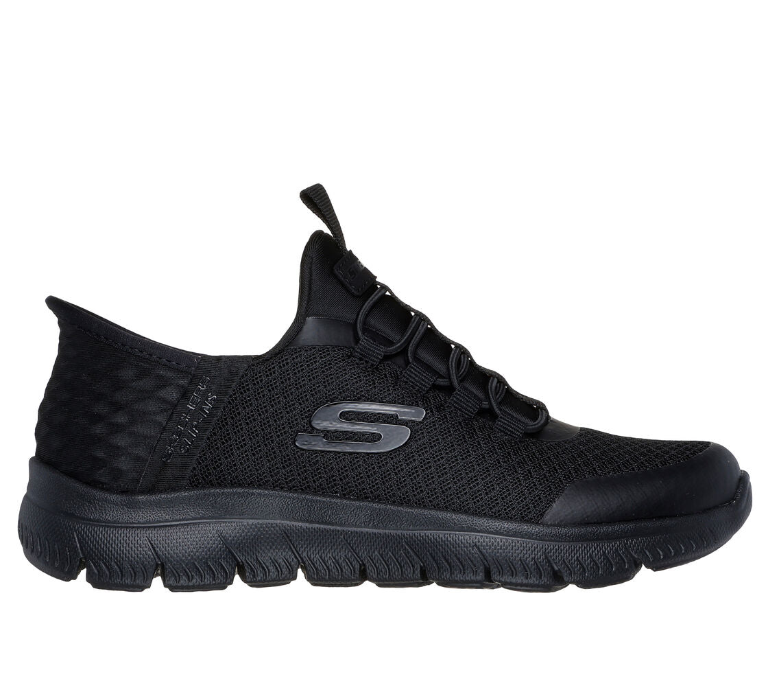 Kids - Summits Black 2 Floor Skechers Slip-ins