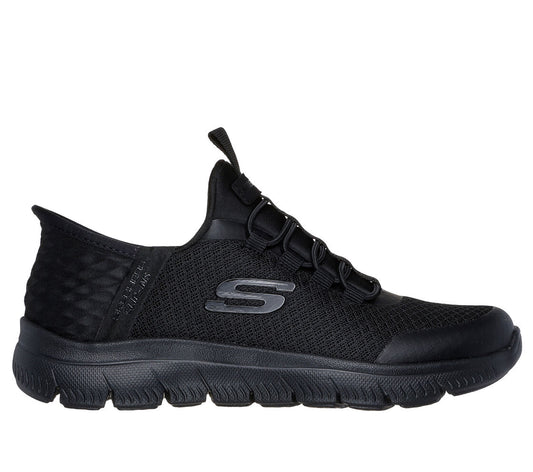 Kids - Summits Black 2 Floor Skechers Slip-ins