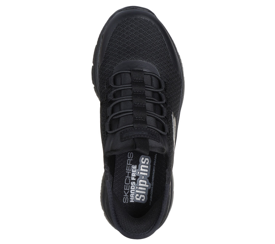 Kids - Summits Black 2 Floor Skechers Slip-ins