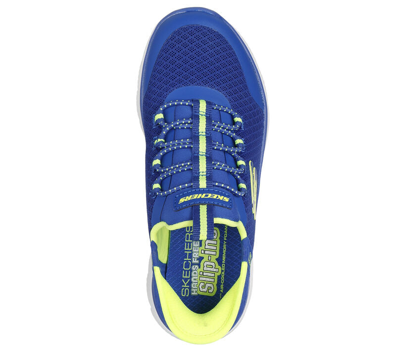 Kids - Navy Blue Skechers Slip-ins Microspec Max