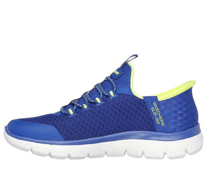 Kids - Navy Blue Skechers Slip-ins Microspec Max