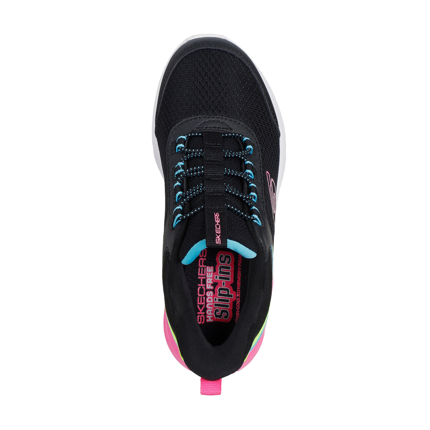 Kids - Black Multi Skechers Slip-ins Microspec Max