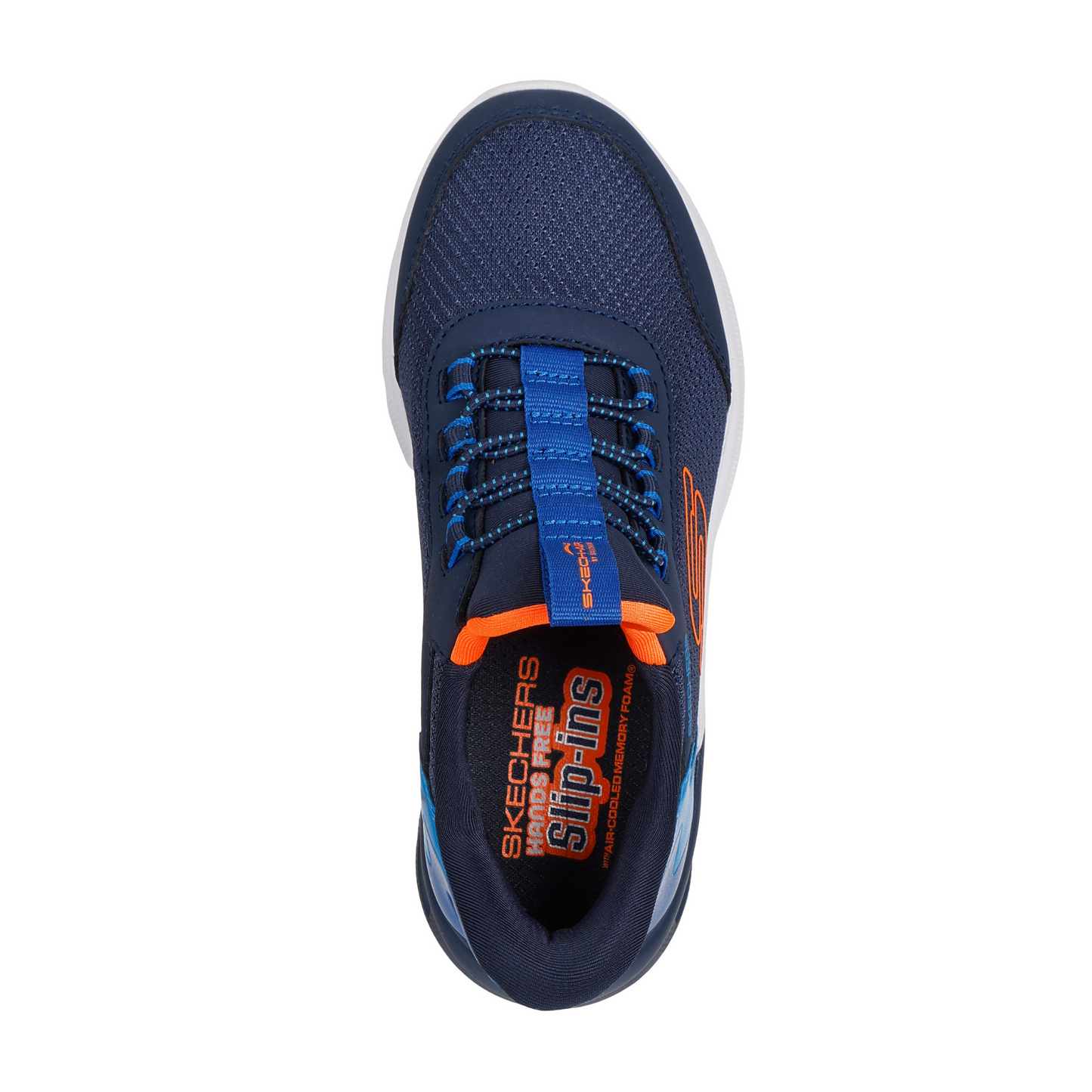 Kids - Navy Blue Skechers Slip-ins Microspec Max