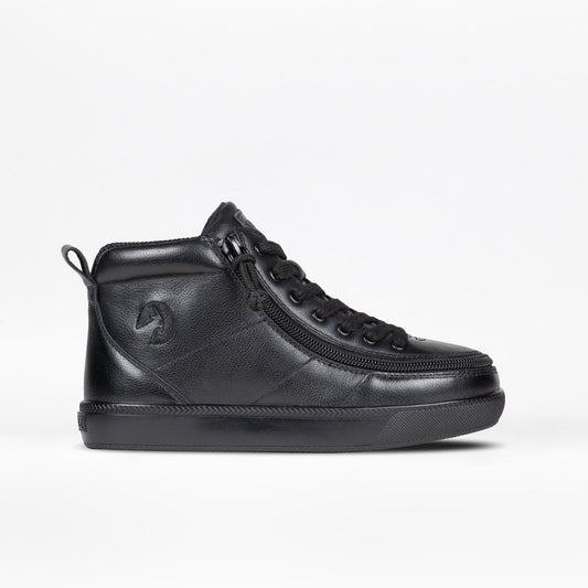Kids DR II Fit - Black BILLY Leather Classic High Tops
