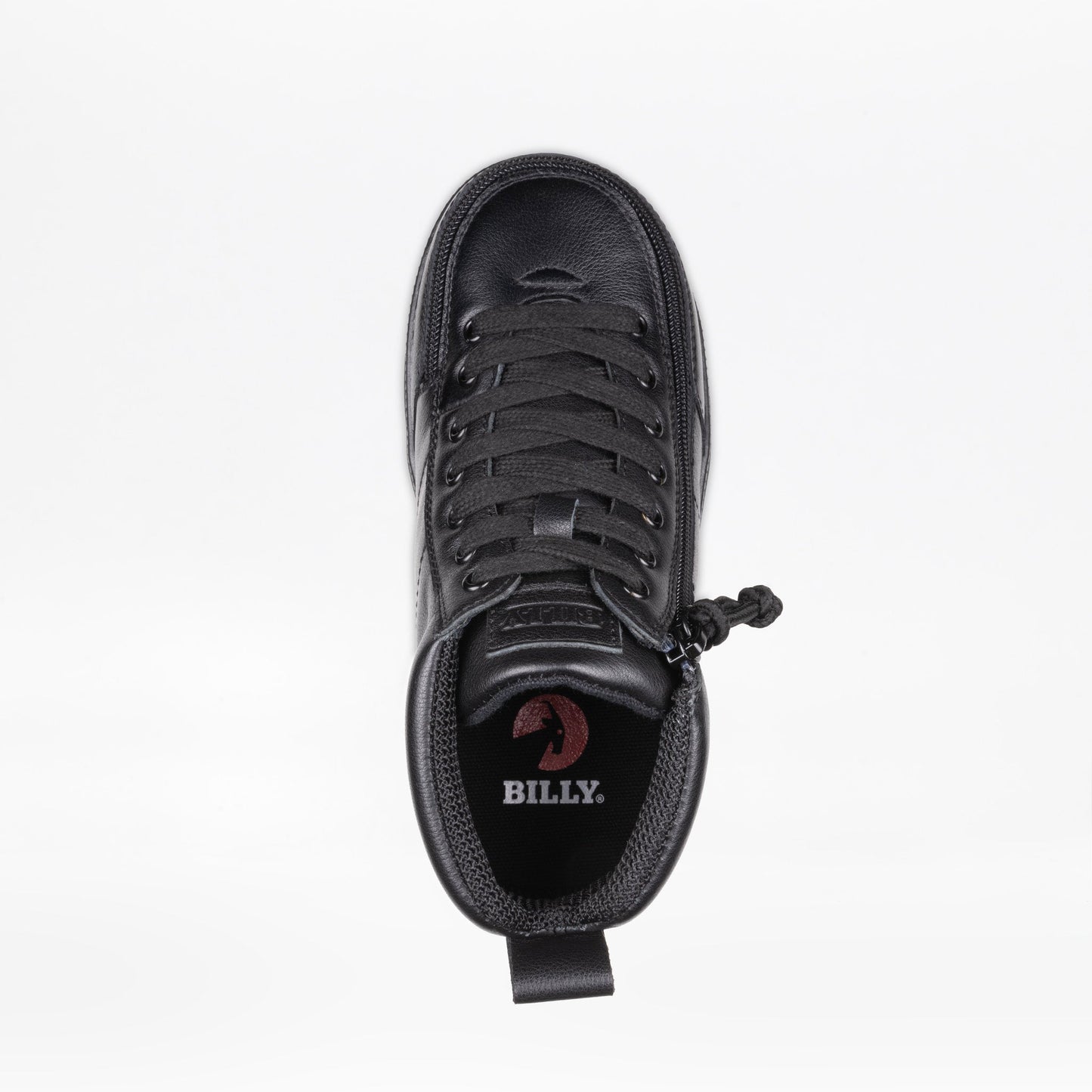 Kids DR II Fit - Black BILLY Leather Classic High Tops