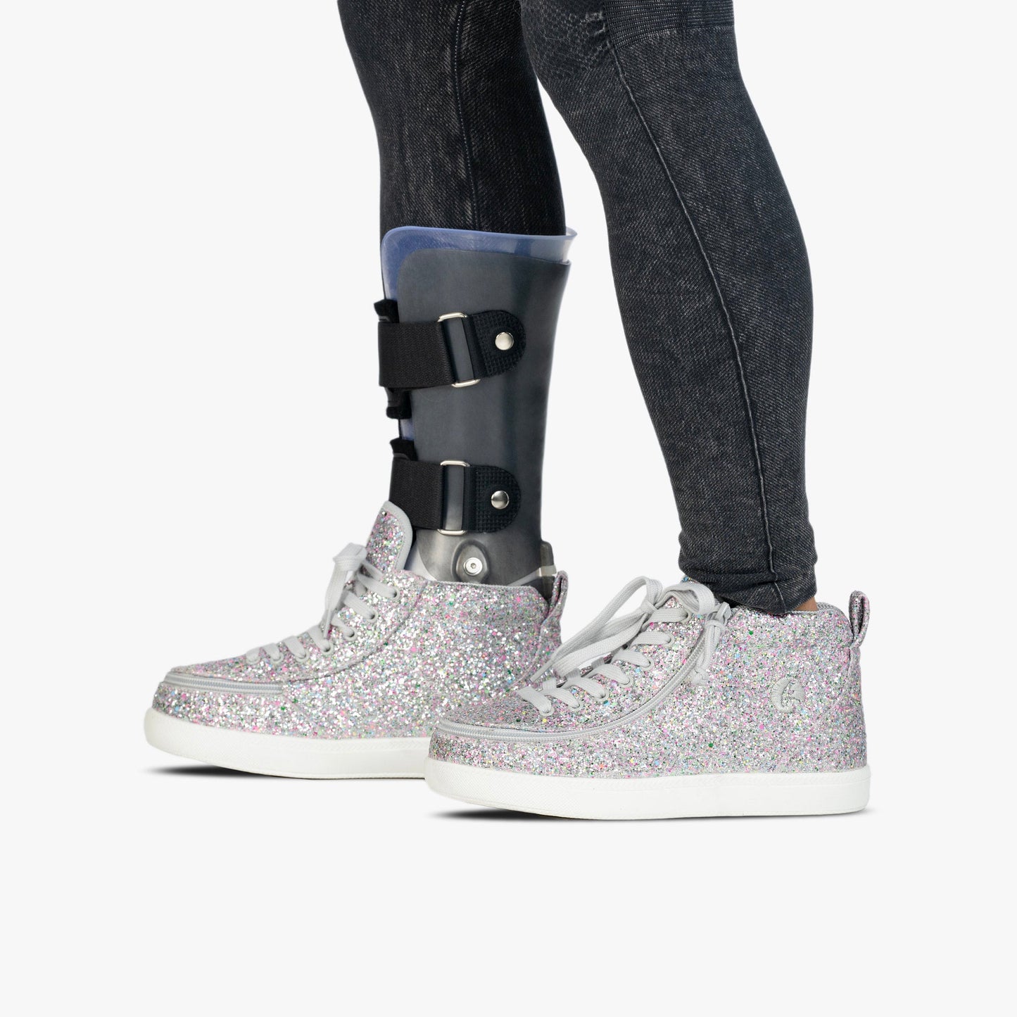 Kids DR II Fit - Multi Glitter BILLY Classic High Tops