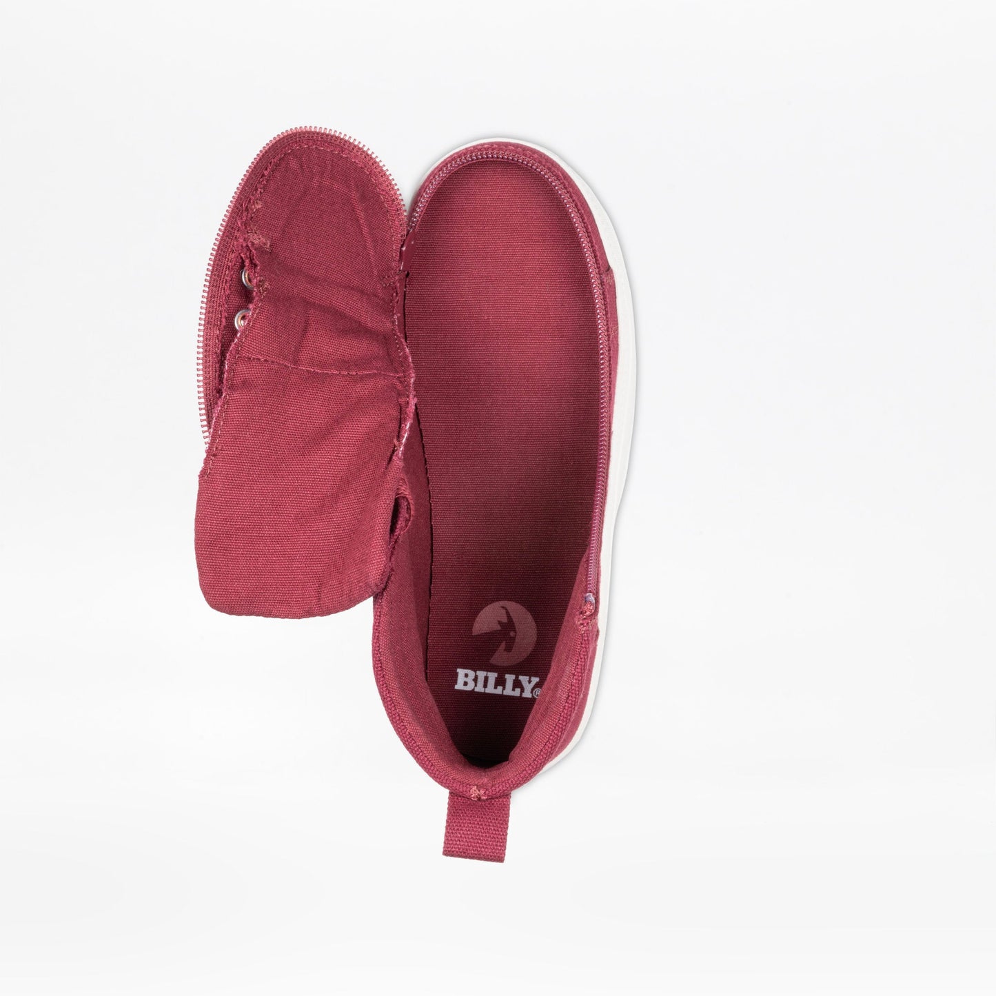 Kids - Wine/White BILLY CS Canvas High Tops