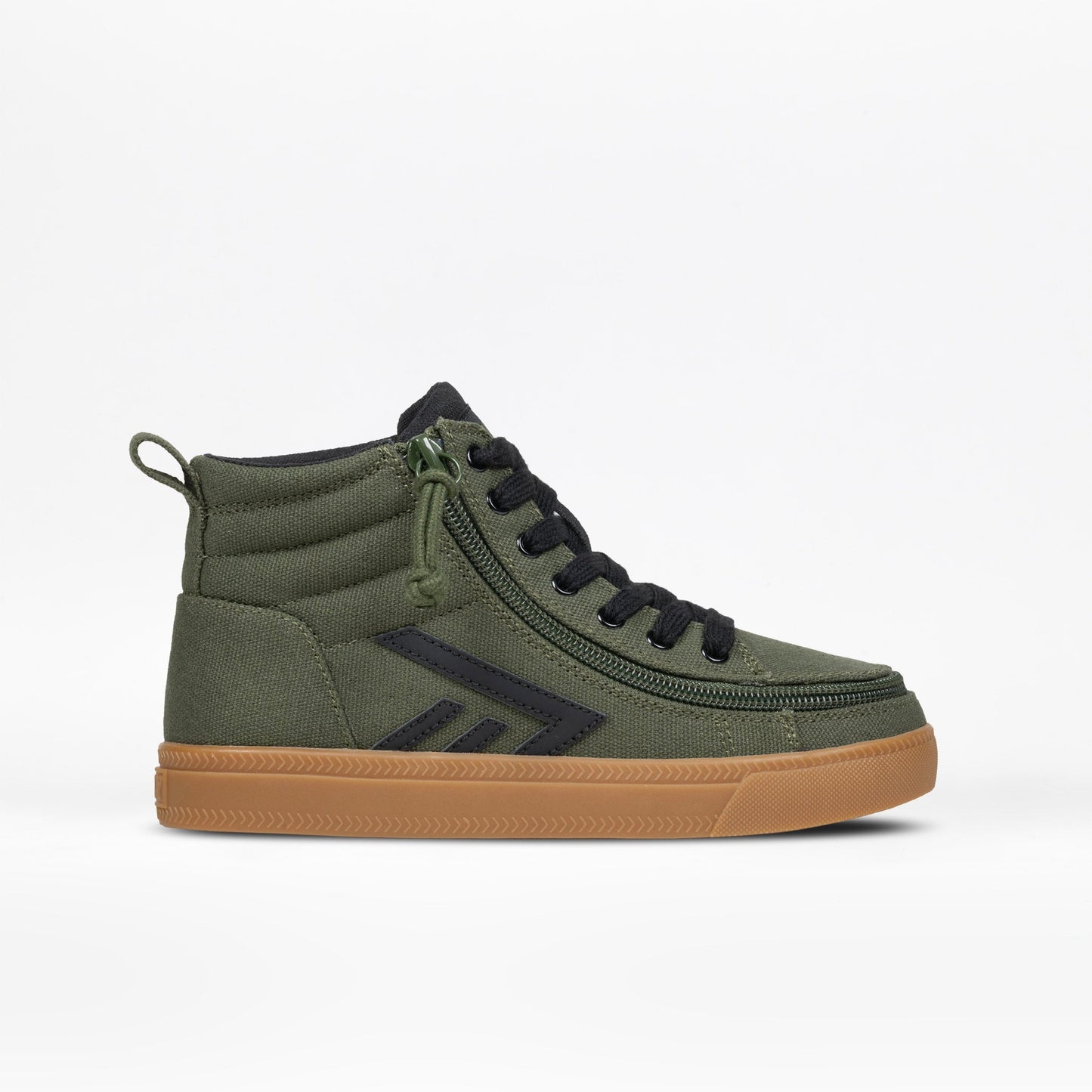 Kids - Olive/Black/Gum BILLY CS Canvas High Tops
