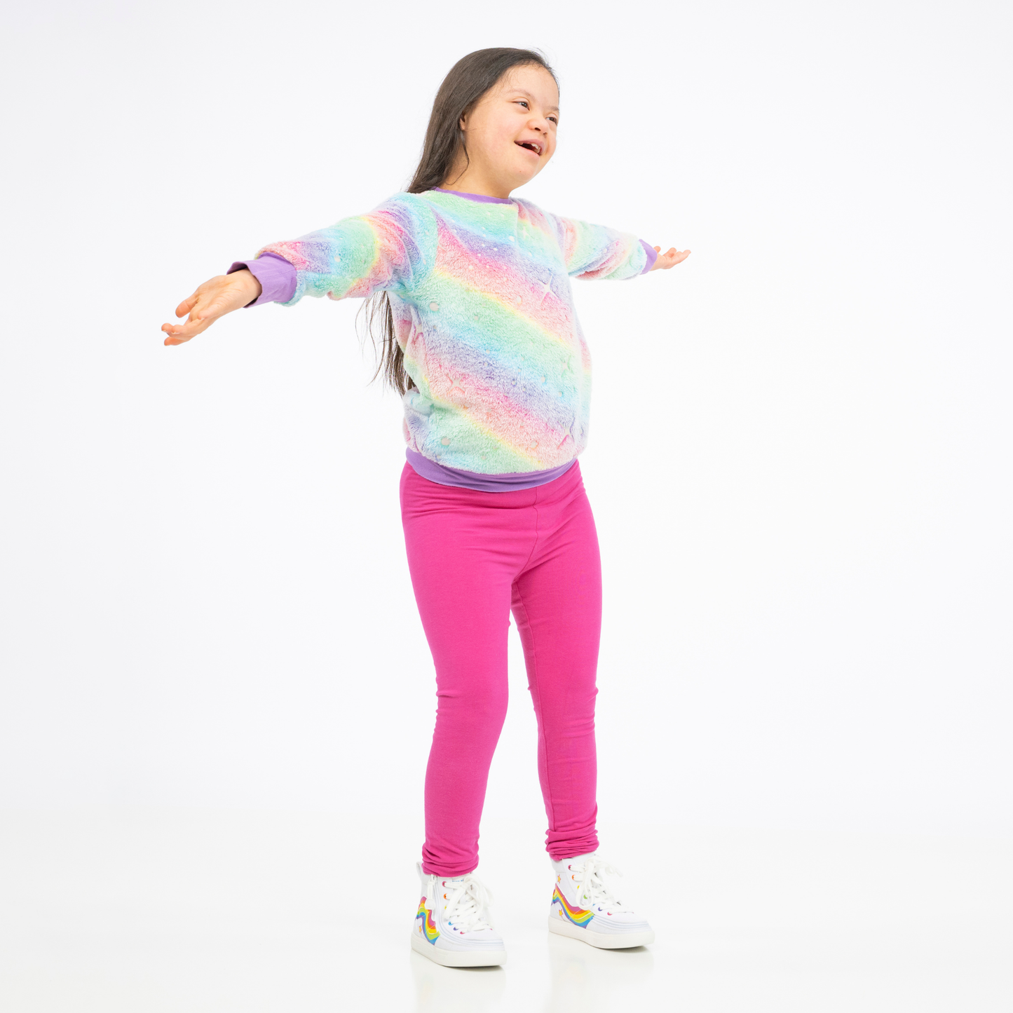 Kids - Wavy Rainbow BILLY Classic Lace High