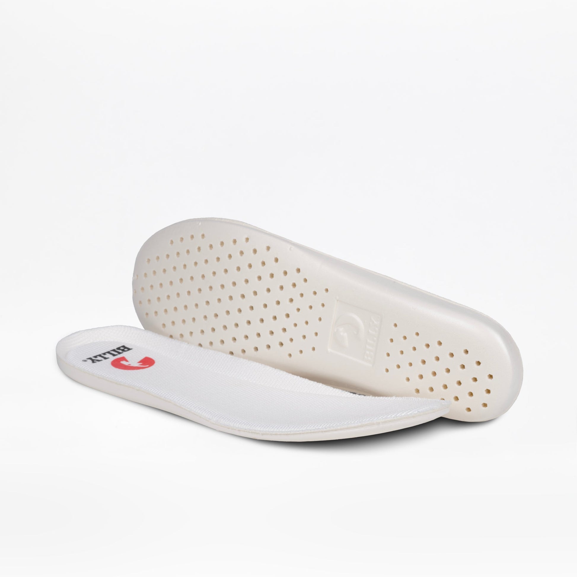 Women's White BILLY Work Comfort Low shoe with orthopedic insole, featuring a wraparound zipper for easy access, ideal for slip-resistant work environments.