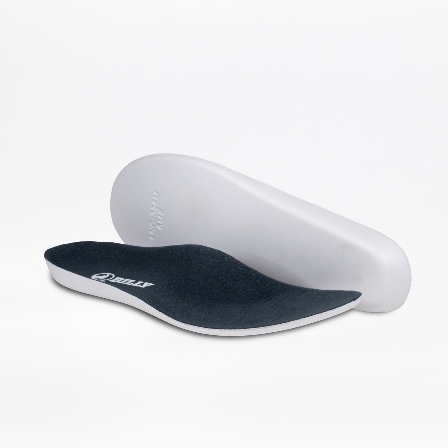 Women's Navy/Purple BILLY Inclusion Trail Boot with padded collar, comfortable insole, and innovative zipper for easy wear, displayed on a white surface.