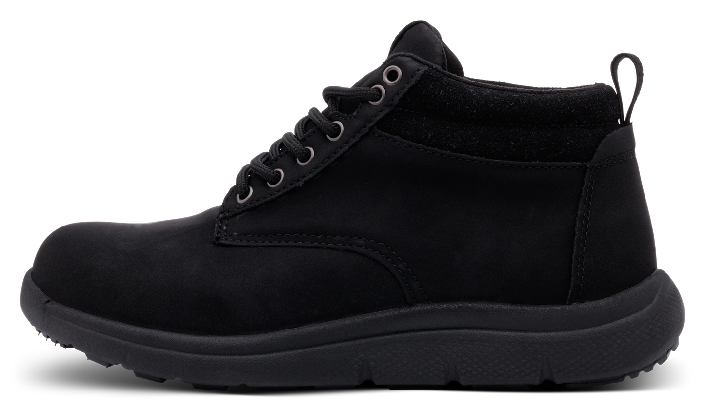 Womens - Black Friendly Shoes Scout Zip-Up Boot