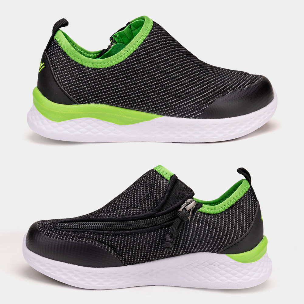 Friendly Shoes (Kids) - Force Black Lime