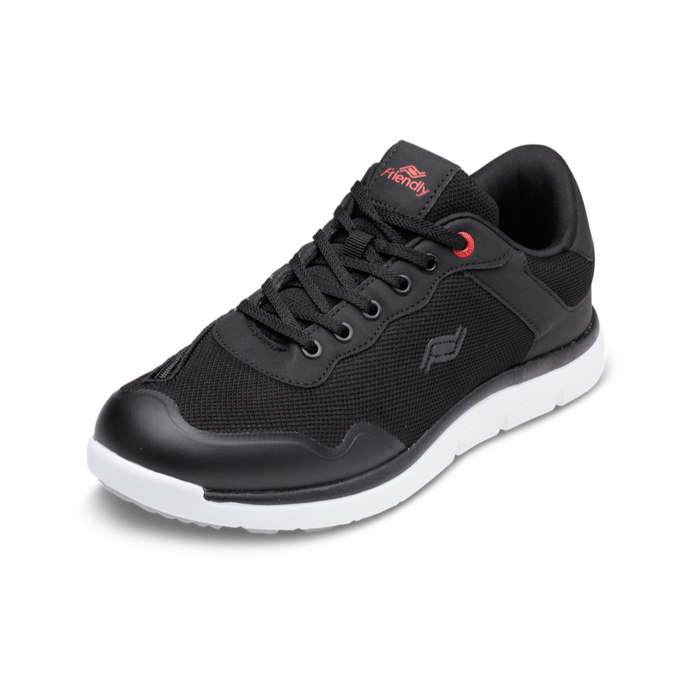 Mens - Black Tornado Friendly Shoes Voyage Trainer